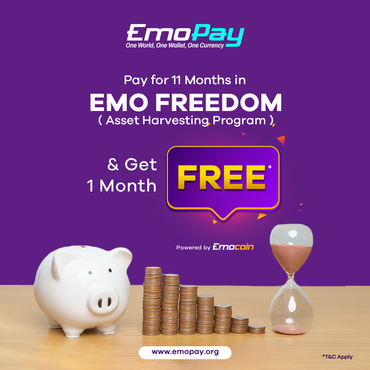 imemopay's tweet photo. 🌟💸Pay 11 Months, Get 1 Free*!🎉✨

Visit 👉🏻 https://t.co/IxmAS6dVCI

#EmoFreedom #AssetHarvesting #SpecialOffer #Emopay #investments #Emocoin #Staking #FinancialFreedom #Crypto #CryptoTrading #InvestmentOpportunity #profit #emo #PassiveIncome #GrowYourMoney #trading #friday https://t.co/APTjMkFG3i