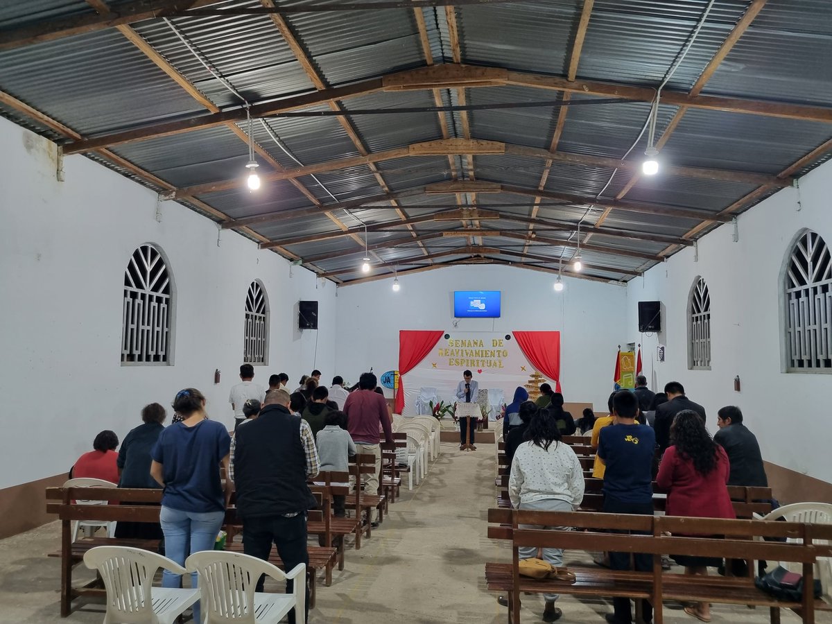TarrilloDany's tweet photo. [5to día Semana de Reavivamiento Espiritual 2023]

Hoy participamos del 5to día de esta linda Semana de #ReavivamientoEspiritual en la igl. Posic buscando la presencia del Espíritu Santo en nuestras vidas #MNO #UPN. https://t.co/XVXAk3VOFx