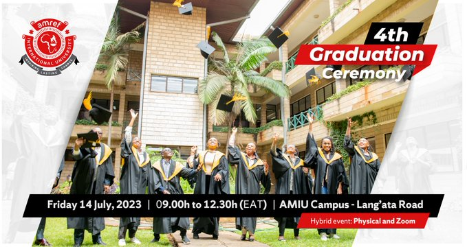 Congratulations @AmrefUniversity as you celebrate your 4th graduation. We wish #AMIUClassof2023 all the best as they commence yet another refreshing life journey. #InspiringLastingChange #Transformationalleaders #HealthSciences @Amref_Kenya @UNFPASouthSudan @WHOSouthSudan