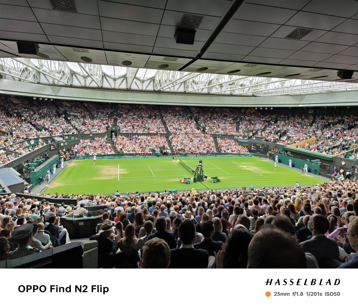MengguoL's tweet photo. #OPPOWimbledon #OPPOAmbassadors #OPPOFindN2Flip @oppo The Championship Wimbledon 2023 https://t.co/r7cdElwUg9