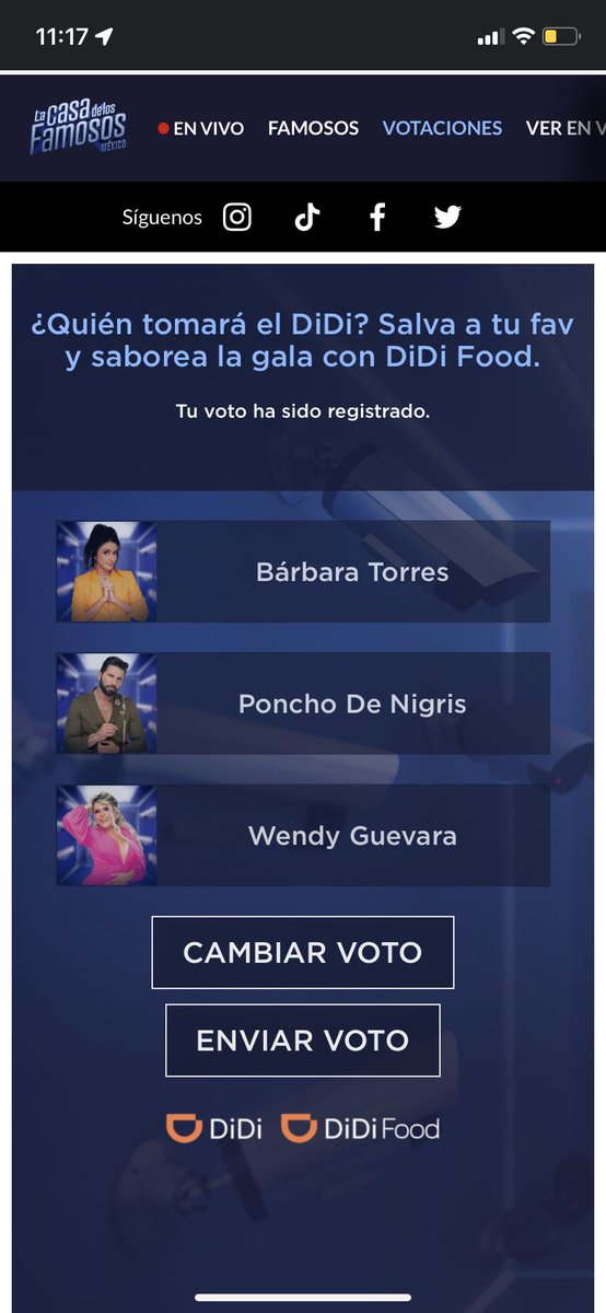daniela_marmed's tweet photo. @LaCasaFamososMx 
FRAUDE 
Marca que ya votaron de mi celular y yo no he votado @_PonchoDeNigris @SergioMayerb https://t.co/XtEdIo7Unr