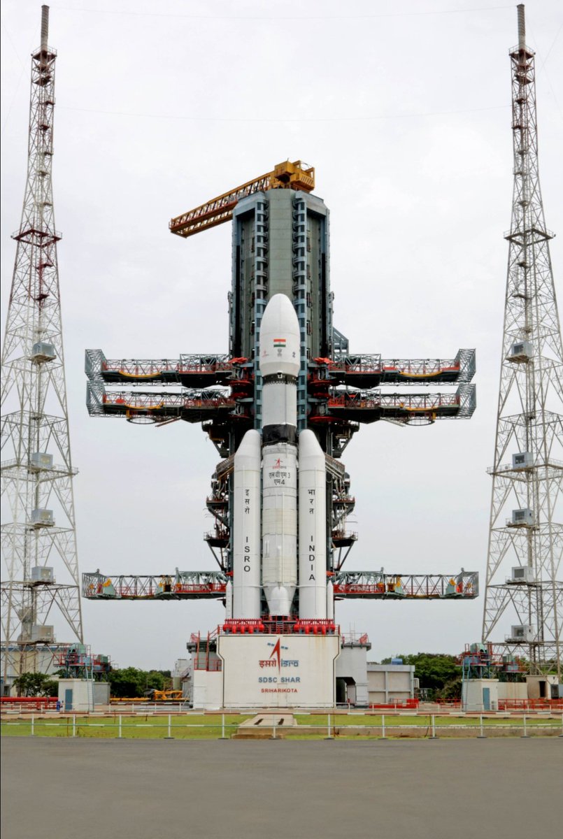 Ramsssss3's tweet photo. Countdown begins for lunch of #Chandrayaan3 India's third lunar exploration mission. Today at Satish Dhawan space centre in sriharikota #ISRO to launch chandrayaan3 LVM3 rocket at 2.35pm 
India to become 4th country to land spacecraft on moon,so best wishes to #ISROTeam🇮🇳🇮🇳🇮🇳 https://t.co/MHzEd2u42E