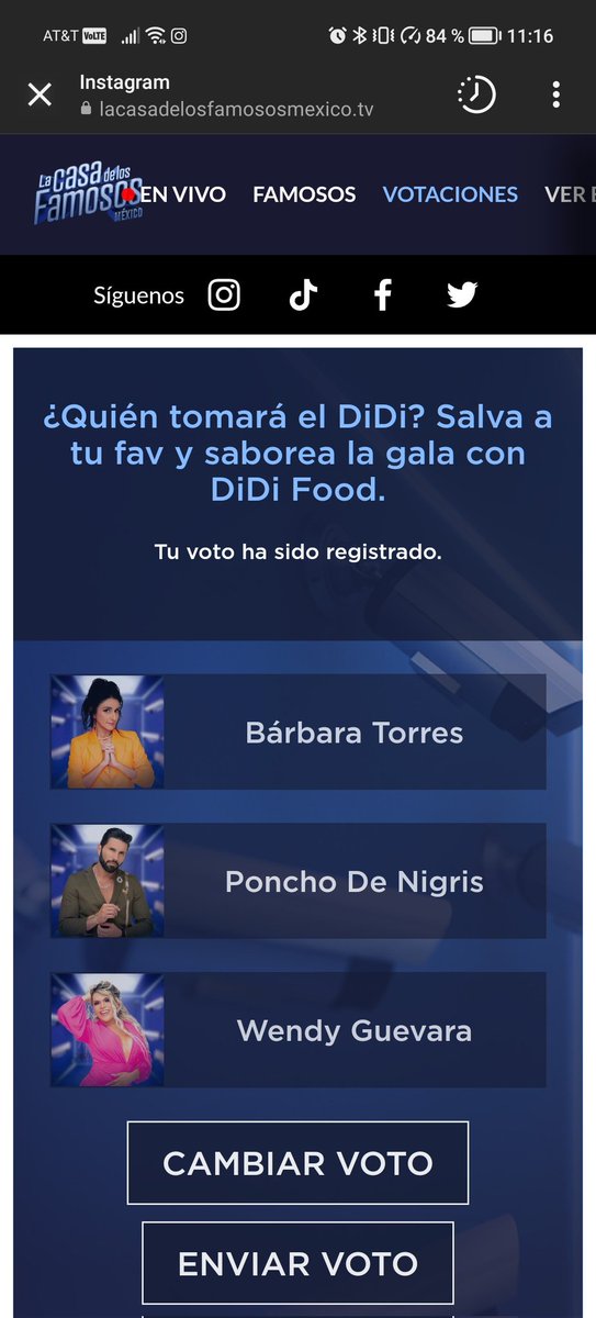 Lupis_STMX's tweet photo. @lacasadelosf y así no quieren que dudemos de su veracidad? En todos los dispositivo de la familia queremos votar por #TeamInfierno  y en absolutamente todos dicen que ya votamos y ES MENTIRA 🤬 @Canal_Estrellas @_PonchoDeNigris @LaWendyGuevara @mmistral https://t.co/Ir0Vt795ig