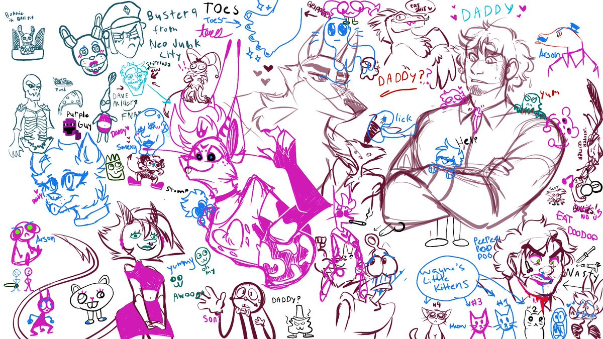 Daddy_Toffee's tweet photo. Results is tonight's stream with @GWafflers_3 @AkumaTheK1ng and @PotatoNishii
.
Things got cursed and we like it that way!
.
#twitch #artwithfriends #Aggio #HelluvaBoss #HelluvaBossBeelzebub #HelluvaBossvortex #oc #HelluvabossBlitz #HelluvaBossStolas https://t.co/z8yjs0anwX