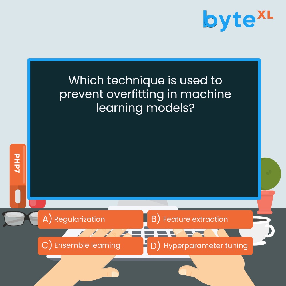 byte_xl's tweet photo. Which technique is used to prevent overfitting in machine learning models?

#quiz #quizoftheday #machinelearning #itcourses #engineeringcolleges #byteXL https://t.co/fORFzRprbA