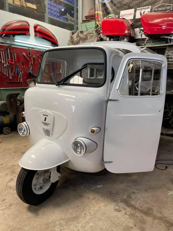 SSCvietnam's tweet photo. This Lambro 550N has been a demanding resto but in the final stages of rebuild this week #Lambro #550N #Innocenti #VietnamWorkhorse #ssc https://t.co/3fFhawbr4K