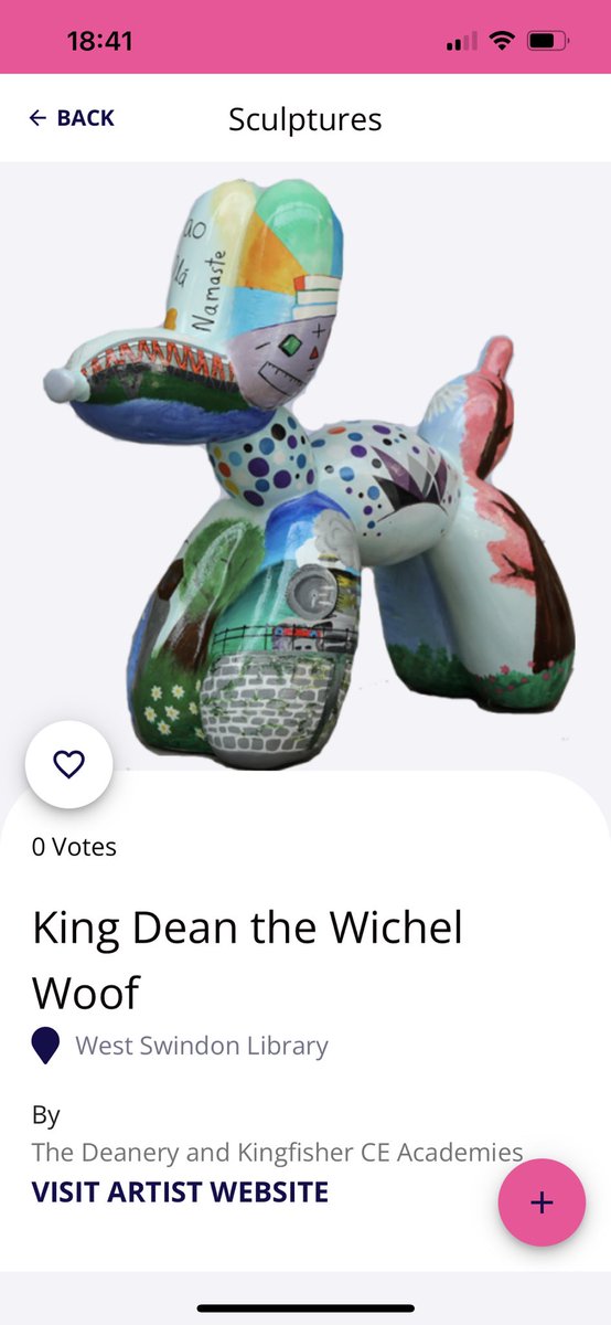 Art_Deanery's tweet photo. Download the free app today ‘the big dig art trail’ ready for the start of the trail tomorrow! Don’t forget to vote for our swinpup @deaneryacademy @KingfisherCe families 👍🏻 tweet us your photos too! https://t.co/GUHPDnw2ei