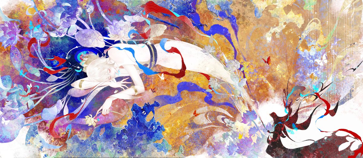 #陰陽師本格幻想RPG
#陰陽師
#陰陽師本格幻想 
#阴阳师手游
#帝释天 
#修帝
#Procreate 

忘了规定尺寸先画的长条,,于是又改了