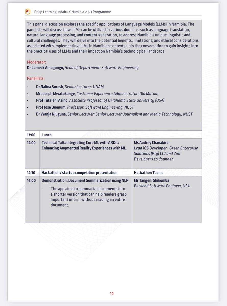 IndabaXNamibia tweet media