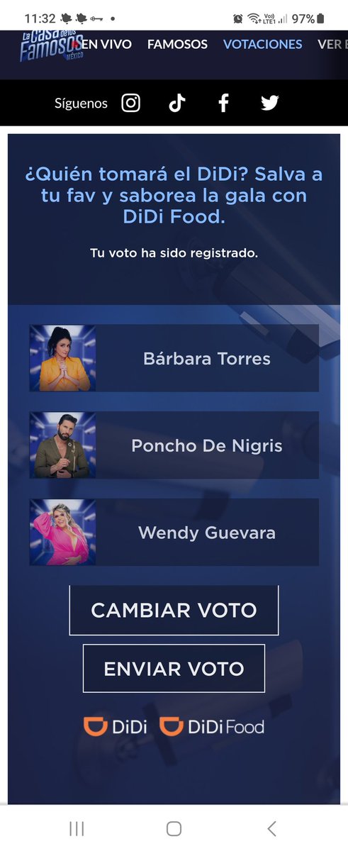 nanda_rascon1's tweet photo. @MiguelEscalantt @LaCasaFamososMx A mi me robaron mi voto 😭 de seguro van a dejar a barbara https://t.co/4Qp5NUEAzf