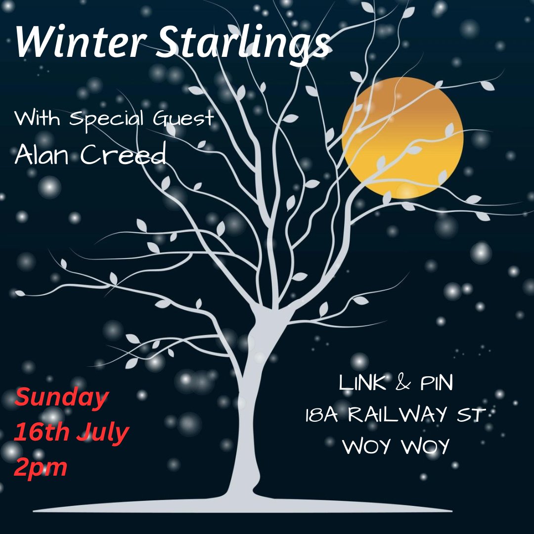 We will be hitting the stage his Sunday 16th July, 2-4pm at the Link and Pin with the awesome Alan Creed ... better than a cooked breakfast, actually you can have both if you like !!