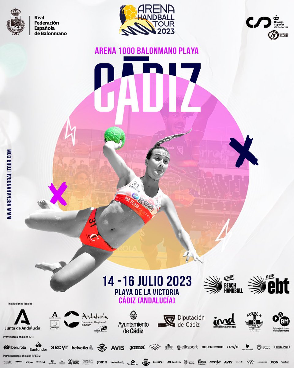 Hoy es un gran día. Hoy regresa a nuestra playa el #Arena1000 #Arena1000Cadiz en el que participaremos con 4 equipos, 2 infantiles y 2 senior. Gracias a <a href="/Cadiz_es/">Ayuntamiento de Cádiz</a> <a href="/imdcadiz/">imdcadiz</a> por su apuesta por el balonmano playa, así como a <a href="/AdeplaCadiz/">ADEPLA</a> y <a href="/ArenaHandballT/">Arena Handball Tour</a> <a href="/RFEBalonmano/">RFEBalonmano</a>