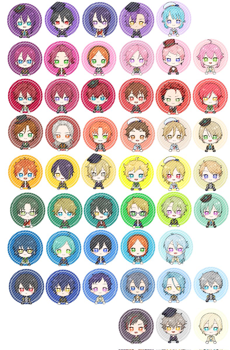 srd_dressing's tweet photo. 再掲
 #あんスタ好きさんと繋がりたい 
1枚目は全員！
2枚目の子達の推しで アイコンを使ってくれるお仲間募集中です😊💕 https://t.co/3jy4Lu11KM