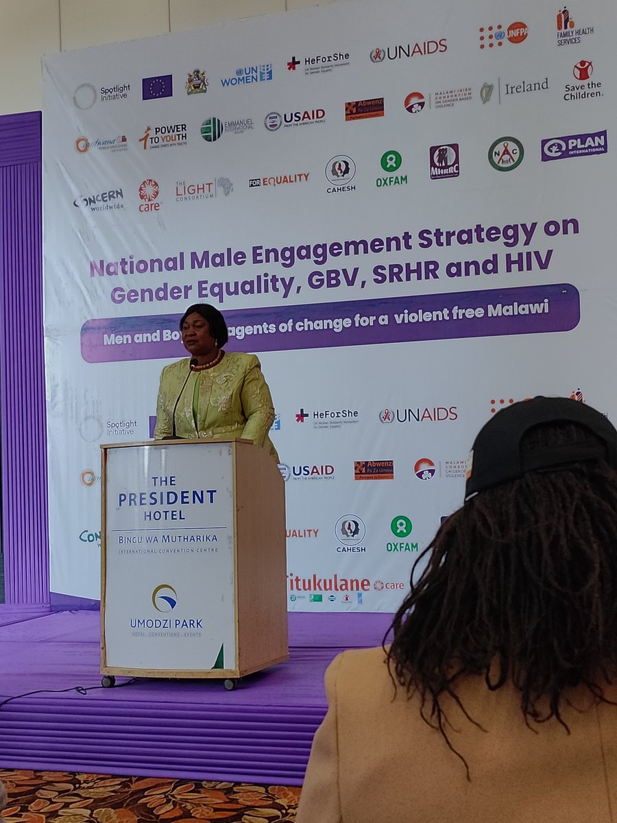 MWHRRC's tweet photo. Malawi launched the Male Engagement strategy for gender equality, gender based violence, HIV and Sexual Reproductive Health Rights: 2023-2030.  MEGEN Chairperson and MEA Malawi Vice-chairperson Marcel Chisi called on all CSOs engaging men and boys to use accountability standards https://t.co/6HnGOUEswE