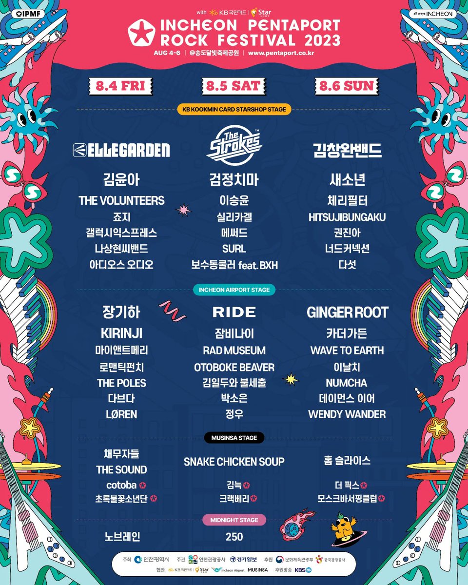 mohomaho's tweet photo. [2023 PENTA FINAL LINE-UP | stage]

🦄 8월 4일 🍭KB KOOKMIN CARD STARSHOP STAGE
🟰   @adios_audio

Incheon Pentaport Rock Festival 2023 × AdiosAudio 

꧁⍢⃝꧂  우오와아아아아아아아앙ㅇ

_

@Pentaport 👑

#IPMF2023 #IPRF2023 #2023펜타포트락페스티벌  #아디오스오디오 https://t.co/0L4jsdw7Da