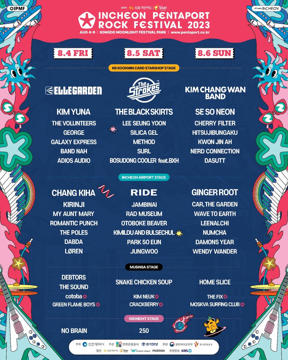 mohomaho's tweet photo. [2023 PENTA FINAL LINE-UP | stage]

🦄 8월 4일 🍭KB KOOKMIN CARD STARSHOP STAGE
🟰   @adios_audio

Incheon Pentaport Rock Festival 2023 × AdiosAudio 

꧁⍢⃝꧂  우오와아아아아아아아앙ㅇ

_

@Pentaport 👑

#IPMF2023 #IPRF2023 #2023펜타포트락페스티벌  #아디오스오디오 https://t.co/0L4jsdw7Da
