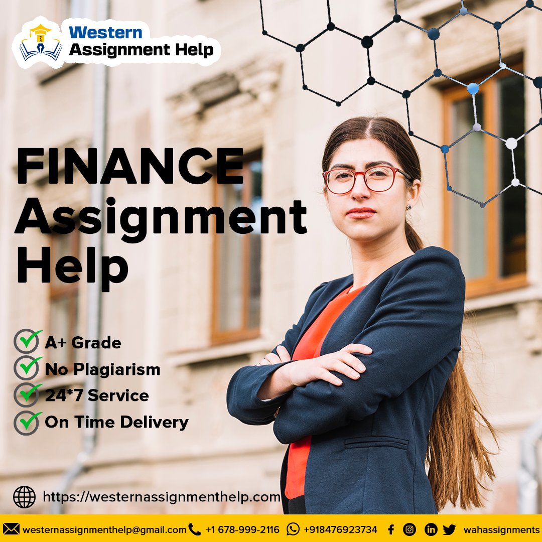 WahAssignments's tweet image. Website URL  : 
westernassignmenthelp.com
Finance Assignment Help
High Quality Assignment Help in in UK, US, UAE, Eire and AU
-250+ Students Support
-Global Assignment Helper
-5+ Years Of Experience in Academic Writing
#westernassignmenthelp #wah #financeassignmenthelp