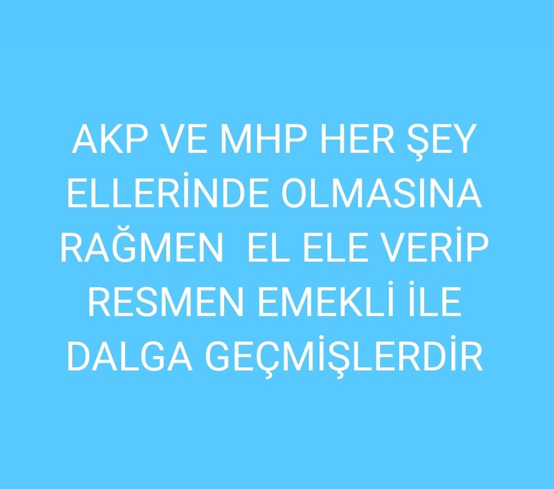 #EmekliMuejdeBekliyorSnCB
Emekliler