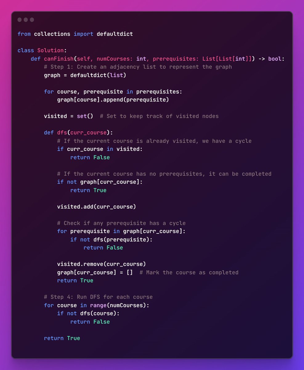 abby_bytes's tweet image. 🖥️ Code: 
I&apos;ve implemented the solution in Python. Let&apos;s walk through it step by step. 👩‍💻 Check out the code image for a clear view! 
#PythonCode #CodingInPython