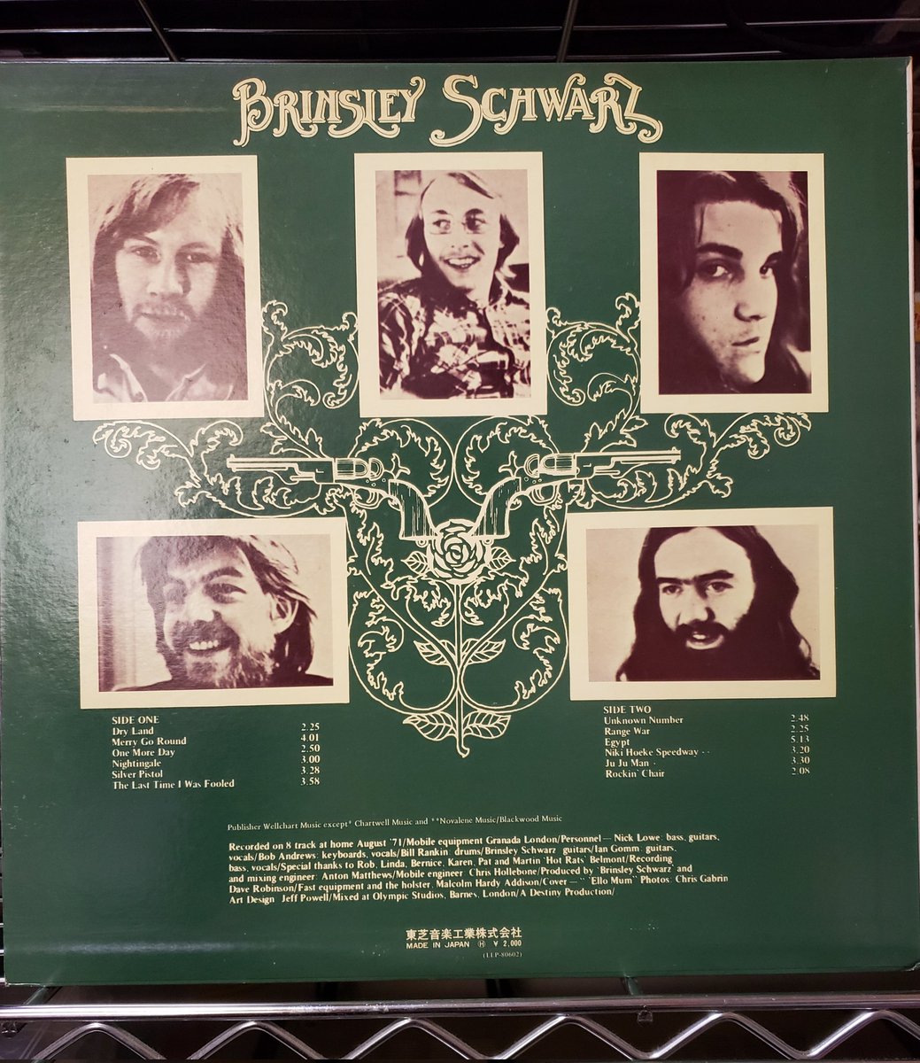 sexyedamurajap1's tweet photo. #brinsleyschwarz
#ブリンズリーシュウォーツ
#SilverPistol
#銀の拳銃
#NickLowe
#BobAndrews
#BillRankin
#IanGomm
#ニックロウ
#Dryland
#merrygoround
#onemoreday
#nightingale
#thelasttimeiwasfooled
#unknownnumber
#rangewar
#egypt
#nikihoekespeedway
#jujuman
#rockinchair
#PUBROCK
#LP https://t.co/kEHbxQZvOS