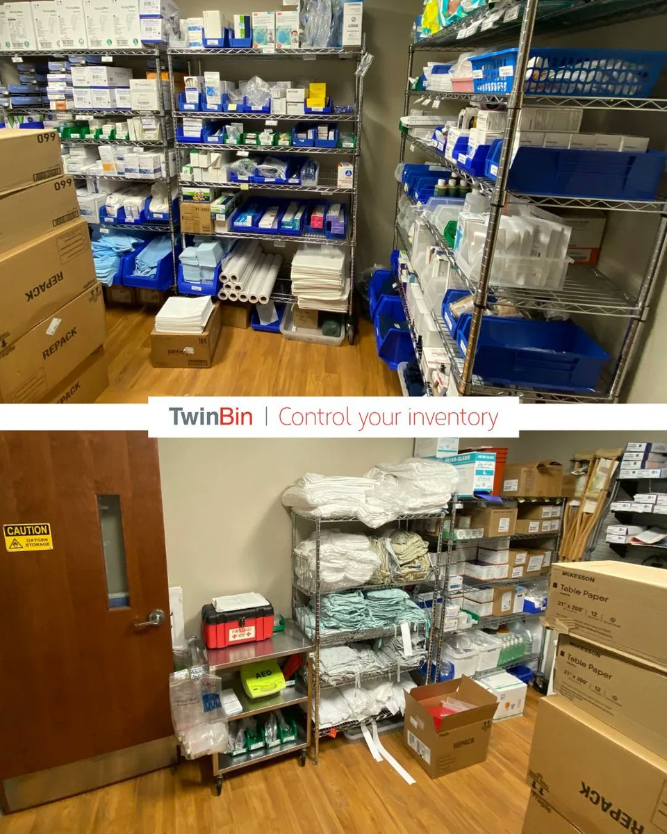 This hospital store room went from unorganised, messy and cluttered to tidy, controlled and easy to navigate with the simple installation of our TwinBins. These created a controlled storage system which increased teams efficiency and reduced lost stock, stock-outs and dead stock.