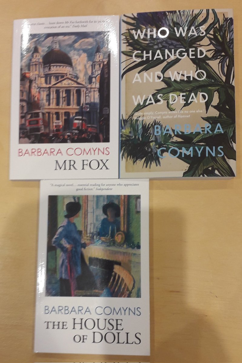 Thanks @JanCarson7280 Happily, a biography of Barbara Comyns is coming next year, written by @avrilhorner1 with a wealth of fascinating detail about Comyns' eccentric life. It will also correct Comyns' year of birth, she was actually born in 1907.