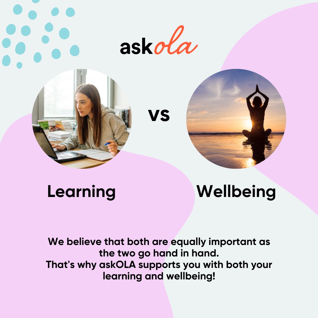askOLA_io's tweet photo. This post explains itself, but here at askOLA we believe learning and wellbeing go hand in hand and that's why we support both! Check us out at https://t.co/7877ThloE6
#askOLA #GCSEsupport #onlinelearning https://t.co/DXBbyTypNg
