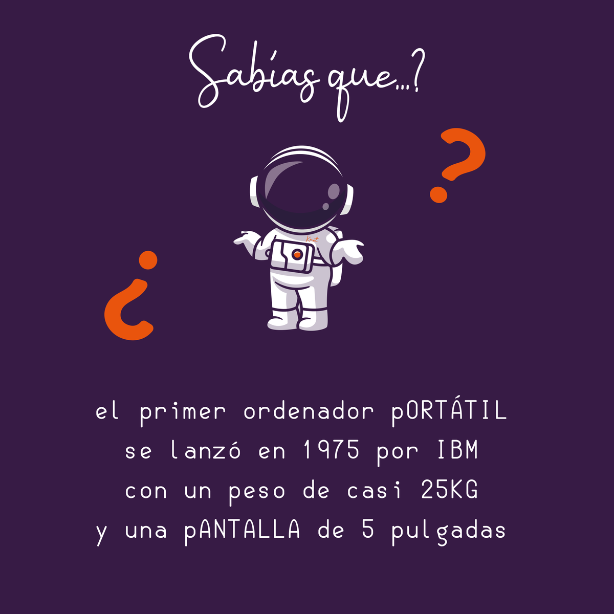 Sabías que...❓
#Knet
#LaRioja
#Internet
#FibraÓptica
#TvKnet
#Sabíasque
#Curiosidades
#PorfinViernes