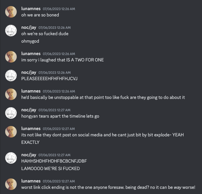 silencedhawks's tweet photo. a fun conversation in two parts with @lunamnes_ (1/2)

#lcspoilers #lcs2e1 #lcs2e2 #lcs2e3 https://t.co/BQtWKz4vWk