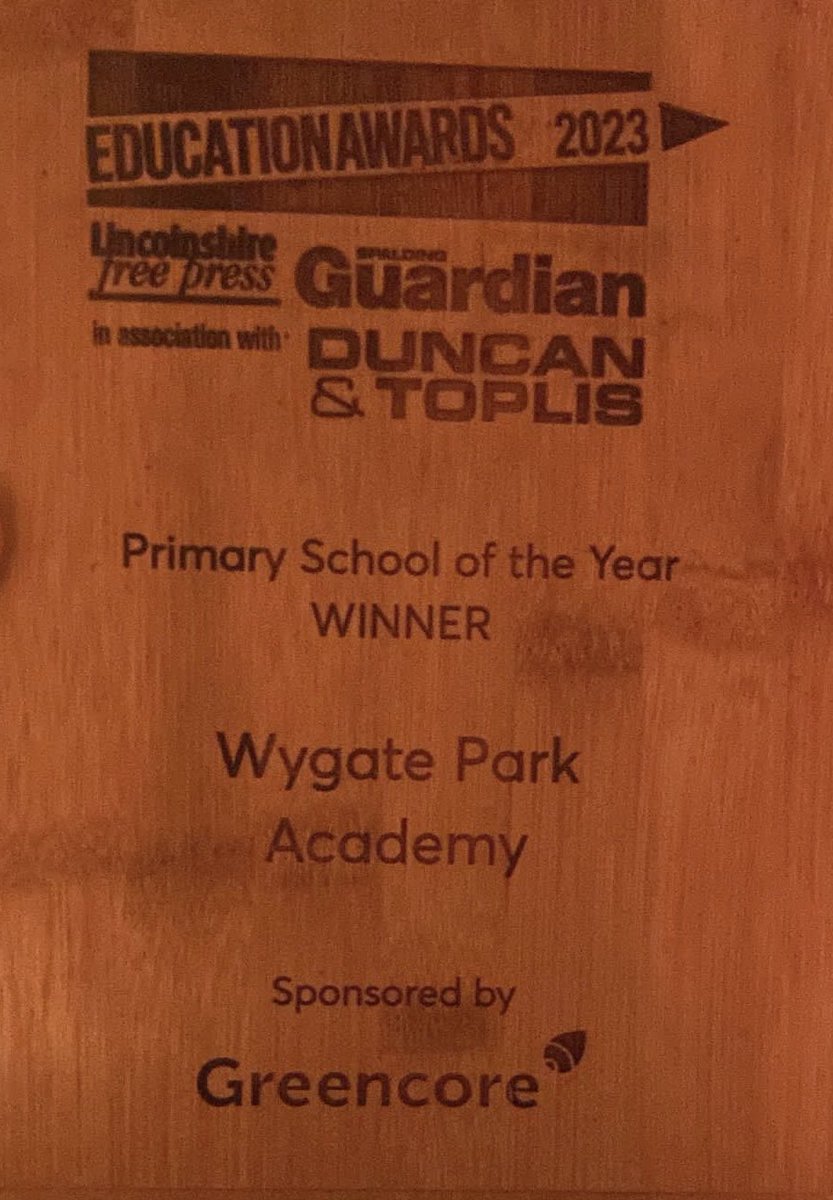 We’ve be crowned Primary School of the Year! Fantastic recognition for our staff, learners and Academy from the local community we serve. 
#WygateWay #TeamVoyage