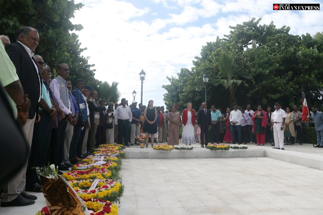 French Consul General in #Puducherry @FranceinPondi led the tributes by placing a wreath at the French War Memorial on the occasion of French National Day. @NewIndianXpress @xpresstn @shibasahu2012 @FranceinIndia https://t.co/X1aQWyy9vK
