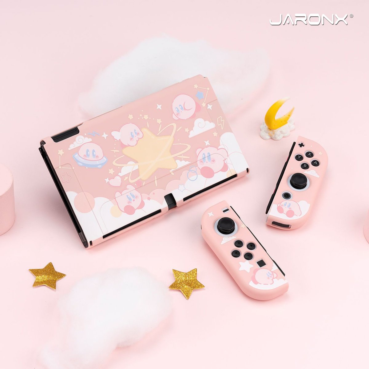 JaronxGaming3's tweet photo. Happy Friday，let's play Kirby together⭐

🔗https://t.co/UJyLMtuTLC

 #followus #b2b #playstation #xbox #controller #switchaccessories #switchcase #nintendoswitchaccessories #gaming #nintendoswitch #dualsense #techno #ps5 #gamer https://t.co/fC5BZQnDm8