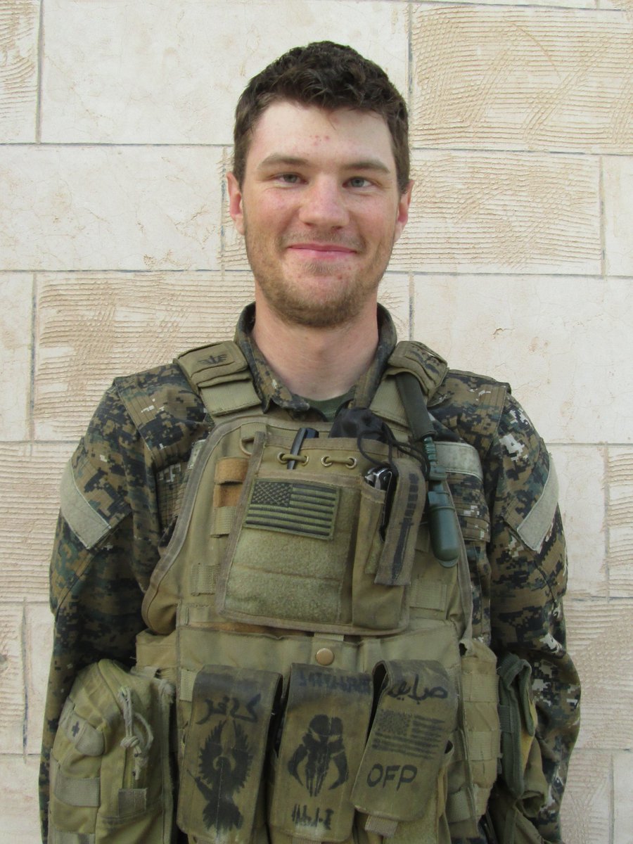 YPJ_volunteers's tweet photo. ✨Today in 2016, Comrade Agir Şervan (Levi Jonathan Shirley) from USA fell in Minbic defending the city against #ISIS.  

"In the fight, Hevale Agir was known and  respected as a brave and altruistic person." 

🌹Martyrs never die https://t.co/FySPDu8Eef