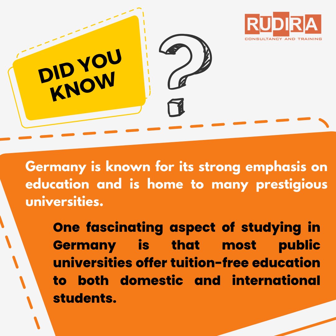 Did You Know!

#GermanyEducation #StudyInGermany #GermanUniversities #InternationalStudents #studyaboard #studyingabroad #abroadstudy