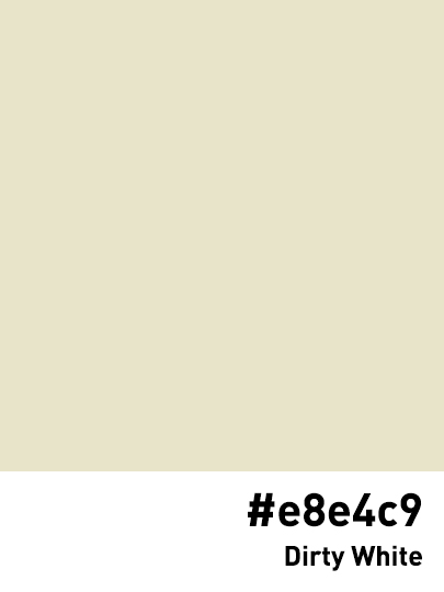 CodesColor's tweet image. #e8e4c9 #dirtywhite.jpg