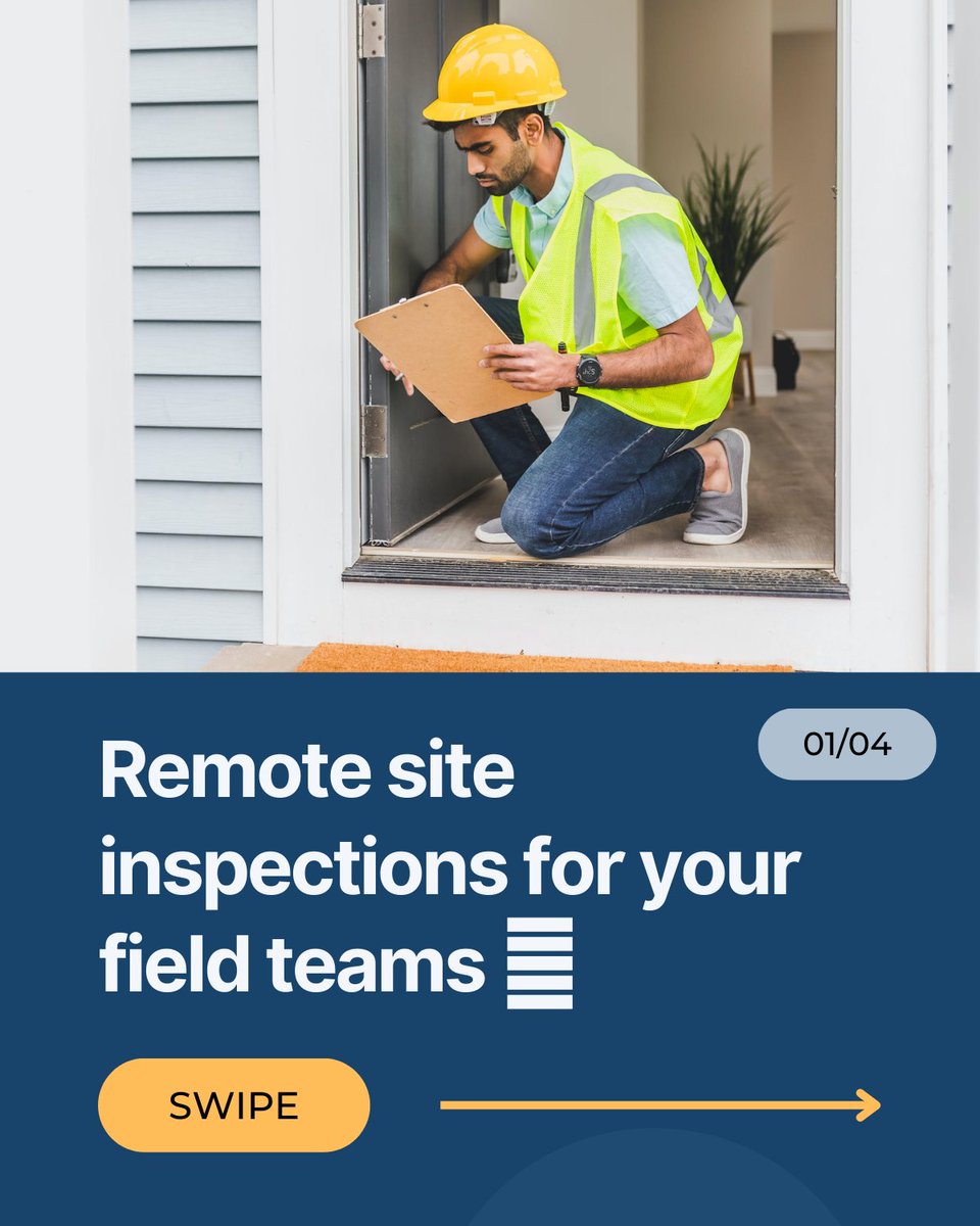 getonspace's tweet photo. Are you struggling to streamline remote site inspections for your field teams? Look no further! OnSpace is here to transform your inspection process. 🚀
#RemoteSiteInspections #SiteInspections #FieldTeams #Efficiency #OnSpace #DigitalTransformation #StreamlinedProcess #OnSpace https://t.co/wDQTfMBaS6