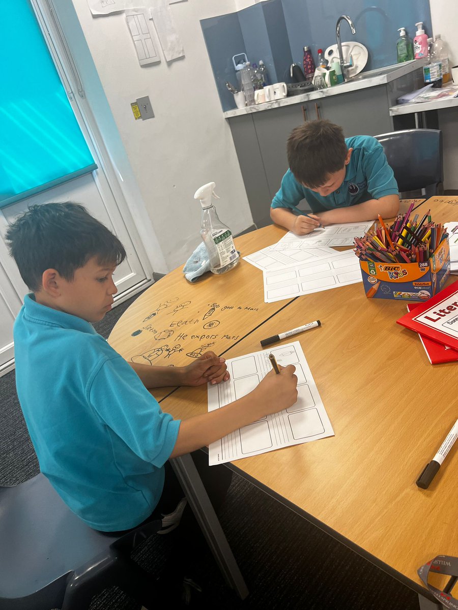 PhoenixHousePRU's tweet photo. Students in Tokyo have been developing and writing their own stories as well as continuing their hard work on Beegu! 
Students loved hearing Miss Frost read Batmouse and have requested lessons on the book like Beegu #amazingeffort #makinglearningfun #thisisAP https://t.co/VTnGaJejDE