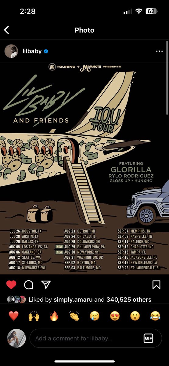 How df you goin to all 50 mfn states but Atlanta?? <a href="/lilbaby4PF/">Lil Baby</a>