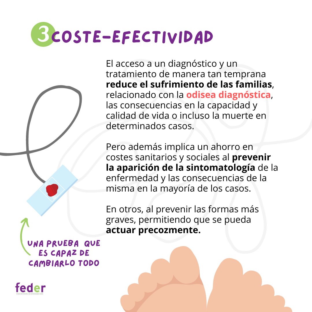 👣 La prueba del talón permite diagnosticar enfermedades que pueden ser graves al poco de nacer y tratarlas antes de que aparezcan los síntomas
 
    👉 Participa en el Rare Barometer Voices <a href="/eurordis/">EURORDIS-Rare Diseases Europe</a> y da tu opinión sobre el cribado neonatal

📋👇
    🔗 eurordis.org/rare-barometer…