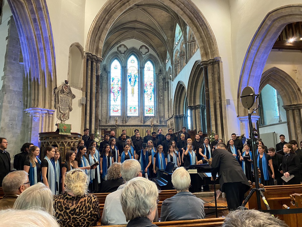 So proud of Christopher not only for a gorgeous choral piece  ‘Evening Star’ but also because the Delaware Choral Scholars have adopted him as an honorary member, lent him some black clothes and he sang beautifully with them. They are a stunning choir. Thank you @JAMontheMarsh