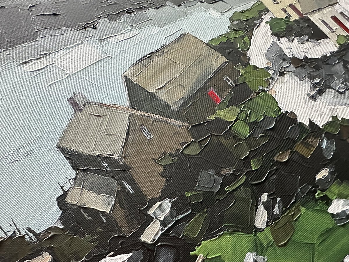 Abereiddy Mill,  just finished, ready  my Solo Exhibition: 12th Aug.  @orielmimosagallery Llandeilo #petermorganart #welshartis #artist #mimosagallery #llandeilo #welshlandscape #welshlife #acrylicpainting #pembscoast #art #artist #artwork #abereiddy #abereiddycottages