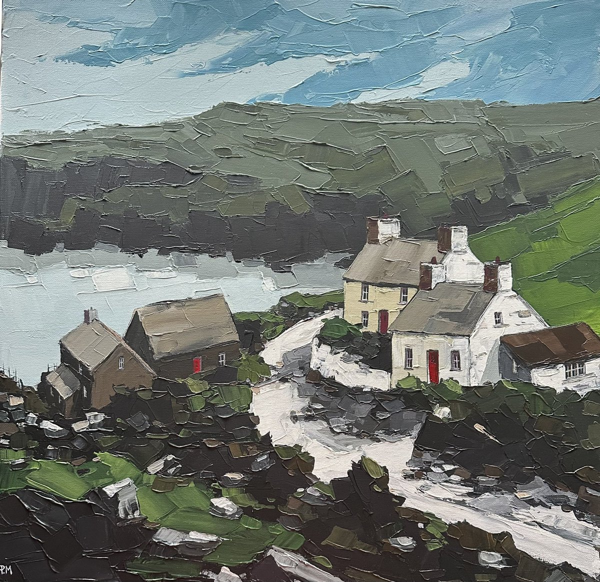 peteirgan1970's tweet photo. Abereiddy Mill, just finished, ready my Solo Exhibition: 12th Aug. @orielmimosagallery Llandeilo #petermorganart #welshartis #artist #mimosagallery #llandeilo #welshlandscape #welshlife #acrylicpainting #pembscoast #art #artist #artwork #abereiddy #abereiddycottages https://t.co/zfW0lJ95uT