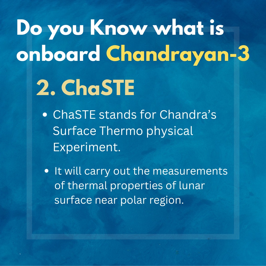 DevyaniVisana's tweet photo. #CHaSTE payload https://t.co/eVunsd8ykd