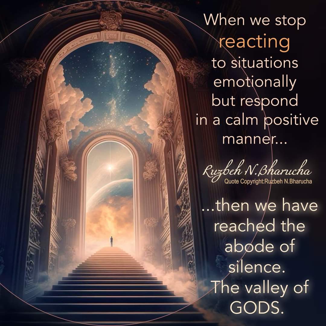 ruzbehnbharucha's tweet image. JAI BABA
Be Blessed always 
#reacting #calm #positive #thepath #prayers #mindfulness #silence #peace #equanimity #spirituality #spiritualjourney #keepatit #spiritualgrowth #gratitude #love  #spirit #lifehacks  #RuzbehNBharucha #chant #beinthemoment   #saibabaofshirdi