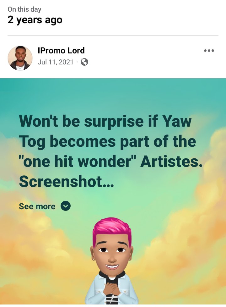 ipromolord's tweet photo. Told y'all to screenshot this 2years ago, @YAWTOG_ We are sorry 😪😪😪

#iPromoLord Yaw tog | Essien | Visa https://t.co/3ucXgmyWER