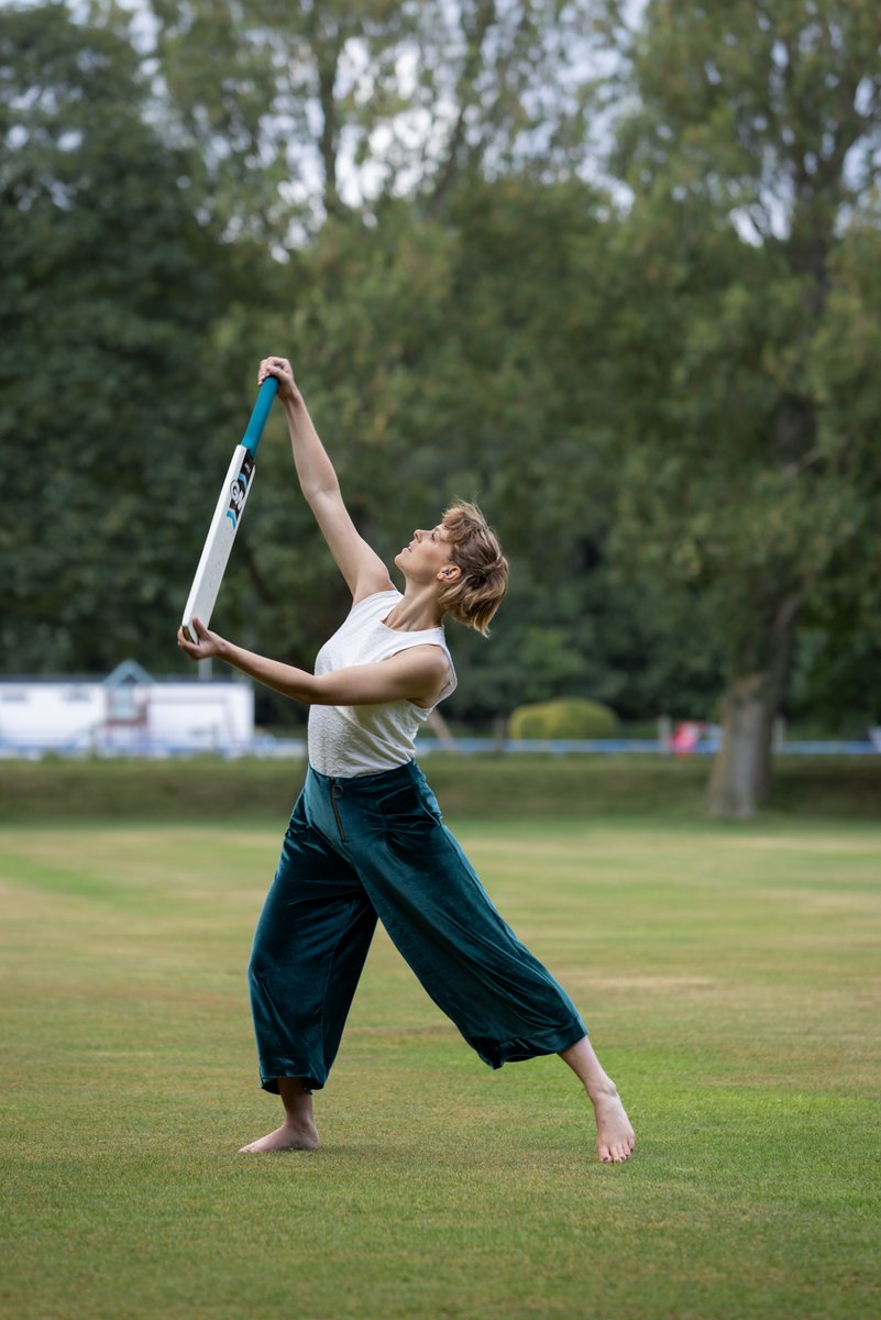 ‘We are not just making a piece about cricket, we are also commenting on climate change and how this is one of the sports that’s most being effected by climate change. So there are many different things to read through this piece.’ #CricketGreen @bdproducinghub @bradfordmdc