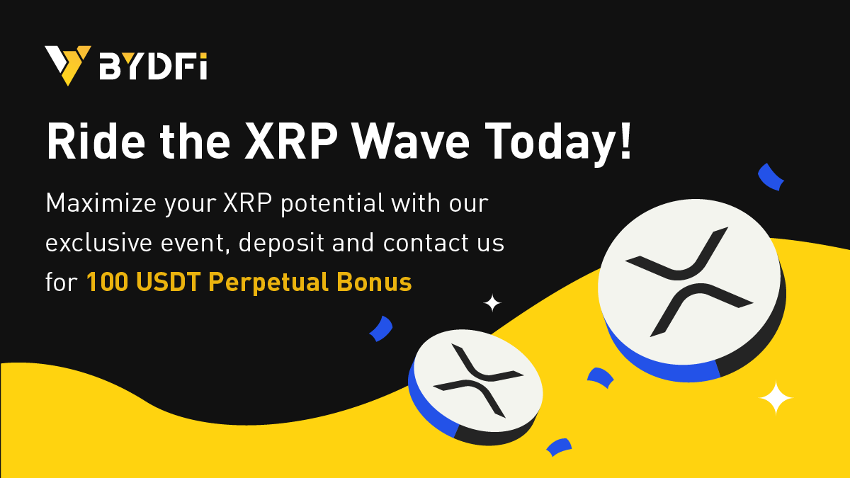 Congratulations to @ripple  on its legal victory! 
🎉🎉Get ready for an exclusive offer!🎉🎉 

Today, all deposits come with $100 perpetual contract bonus.

Don't miss out on this fantastic opportunity!

{Limited}USA, Canada, Europe, and Australia users only.  

#XRPCommunity