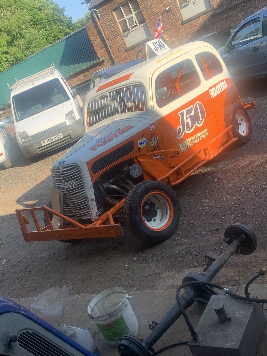 The Tincan ready for Saturday for the semifinal meeting first race 15:30 come support the Tincan and rochdale local driver