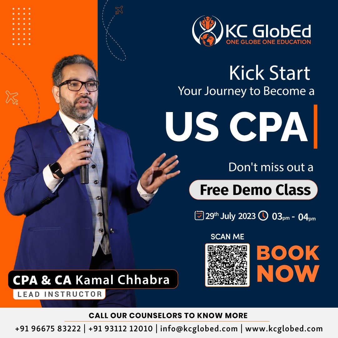 KCGlobEd's tweet image. #democlass #freeclass #courses #cpa #usa #commerce #students #Aspirants #accounting #accountants #professional #professionaldevelopment #careers #careeropportunities #CareerGrowth #careergoals #goals #lifegoals #kickstarter