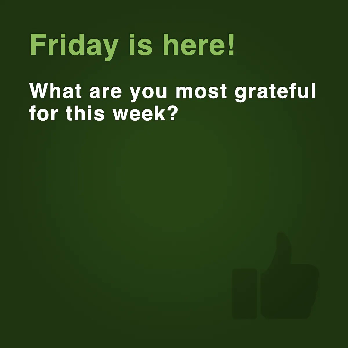 GetBetterGuild's tweet photo. Friday is here! What are you most grateful for this week? https://t.co/n7m6bSiPSz